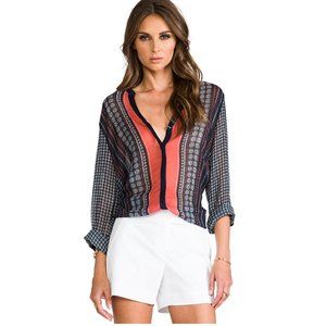 Sanctuary scarf print blouse